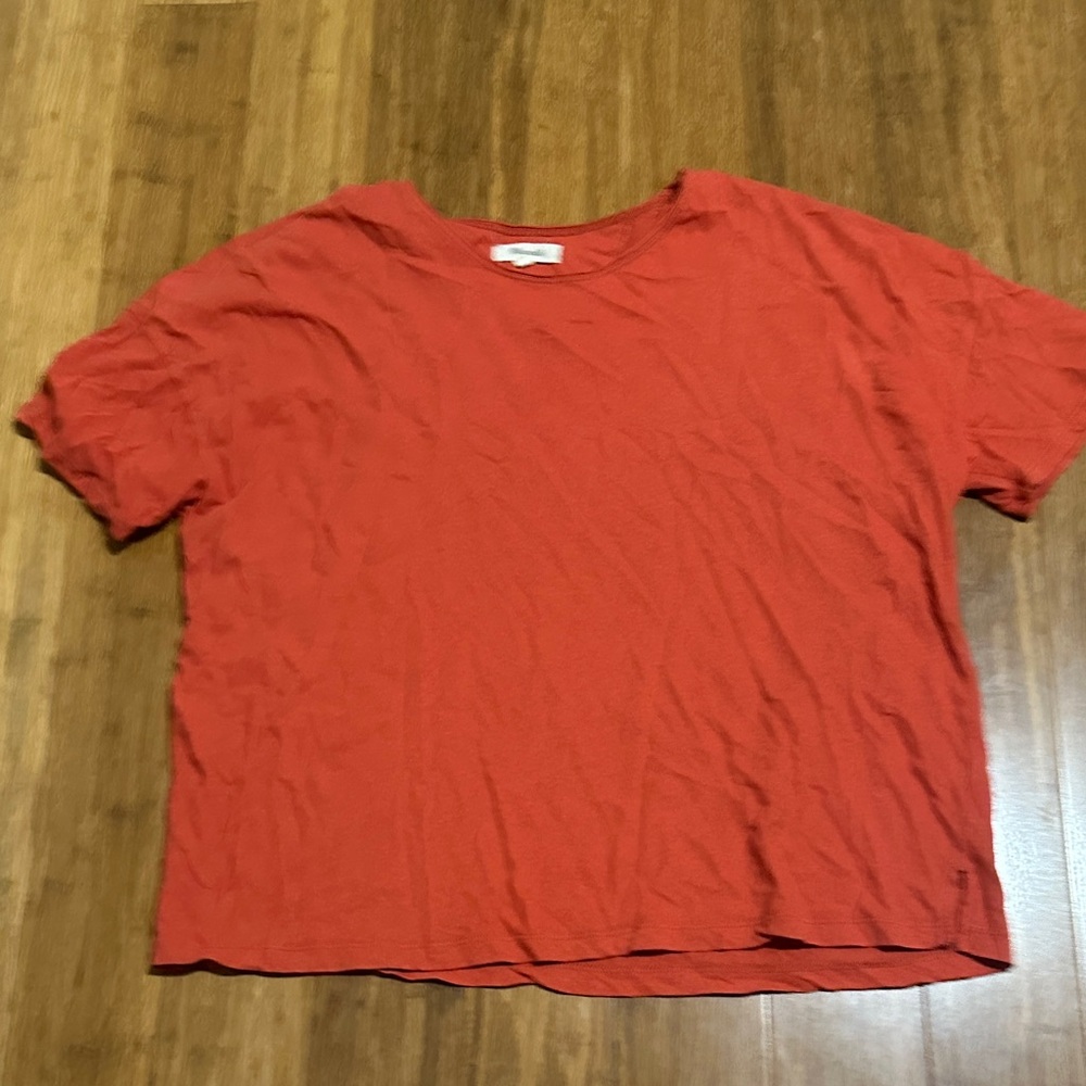 LAST CHANCE OFFER: Madewell Burnt Orange Short Sleeve Tee